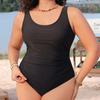 Large Size European and American Sexy One-piece Swimsuit
