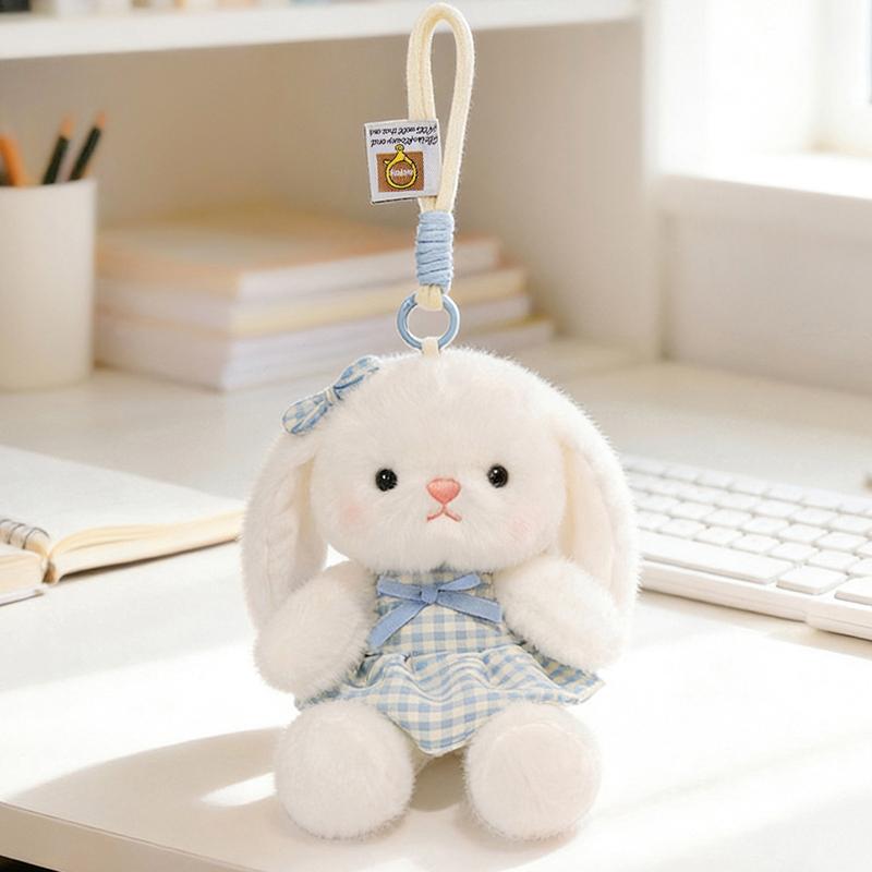 Beautiful Dress Bunny Plush Toys Soft Fluffy Cartoon Scented Little Rabbit Hanging Doll Lovely Bags Decor Sweet Gift To Girls