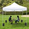 4Pcs 20L Tent Weight Water Bag Canopy Legs Weights Sandbags Heavy Duty Tent Water Weights for Outdoor Camping Equipment