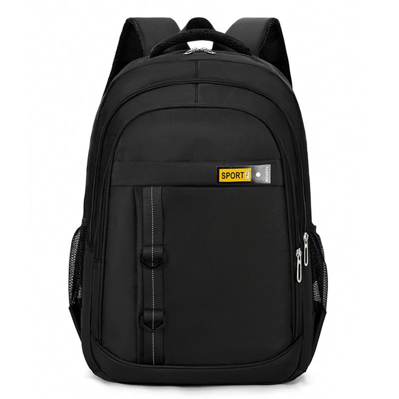 Black backpack computer bag travel backpack student bag leisure business backpack campus bag