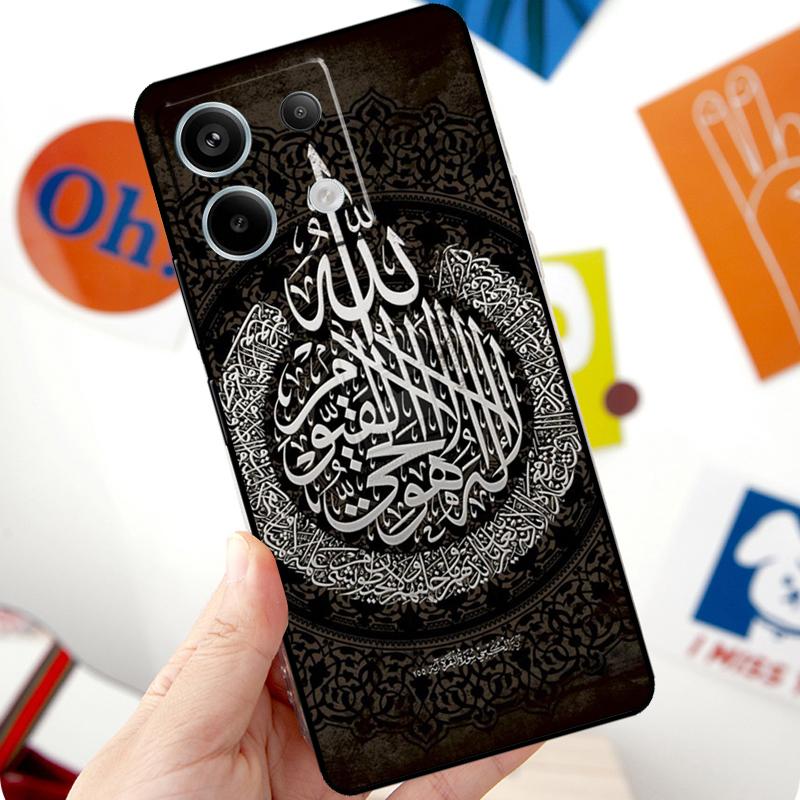 Arabic Quran Islamic Quotes Muslim Funda For Xiaomi Redmi Note 14 13 10 11 12 Pro 11S 12S Case For Redmi 15 14C 10C 12C 13C 15C