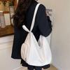 PU Leather Crossbody Bag Solid Color Women's Backpack Hobo Bag Single Shoulder Bag  Men