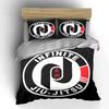 Kreisförmiges "Infinite Jiu-Jitsu" Logo. Bettwäsche-Sets Bettbezug-Sets Bettbezüge Kissenbezüge(1*Bettbezug 2*Kissenbezüge ohne Bettdecke)
