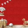 Glitter Red Wallpaper, Red Center for Living Room and Bedroom 50x1000