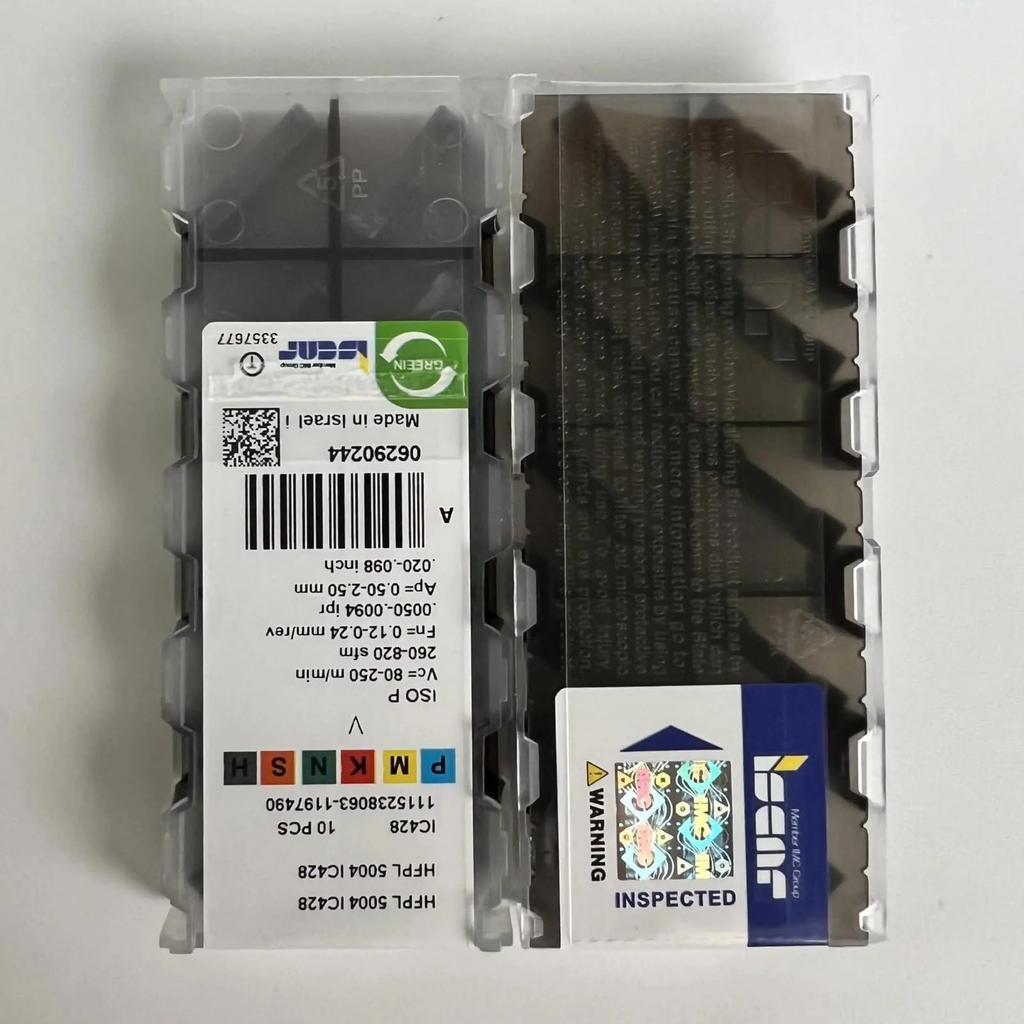 ISCAR / HFPL5004 IC428 /Industrial indexable Carbide Inserts 10 PCS