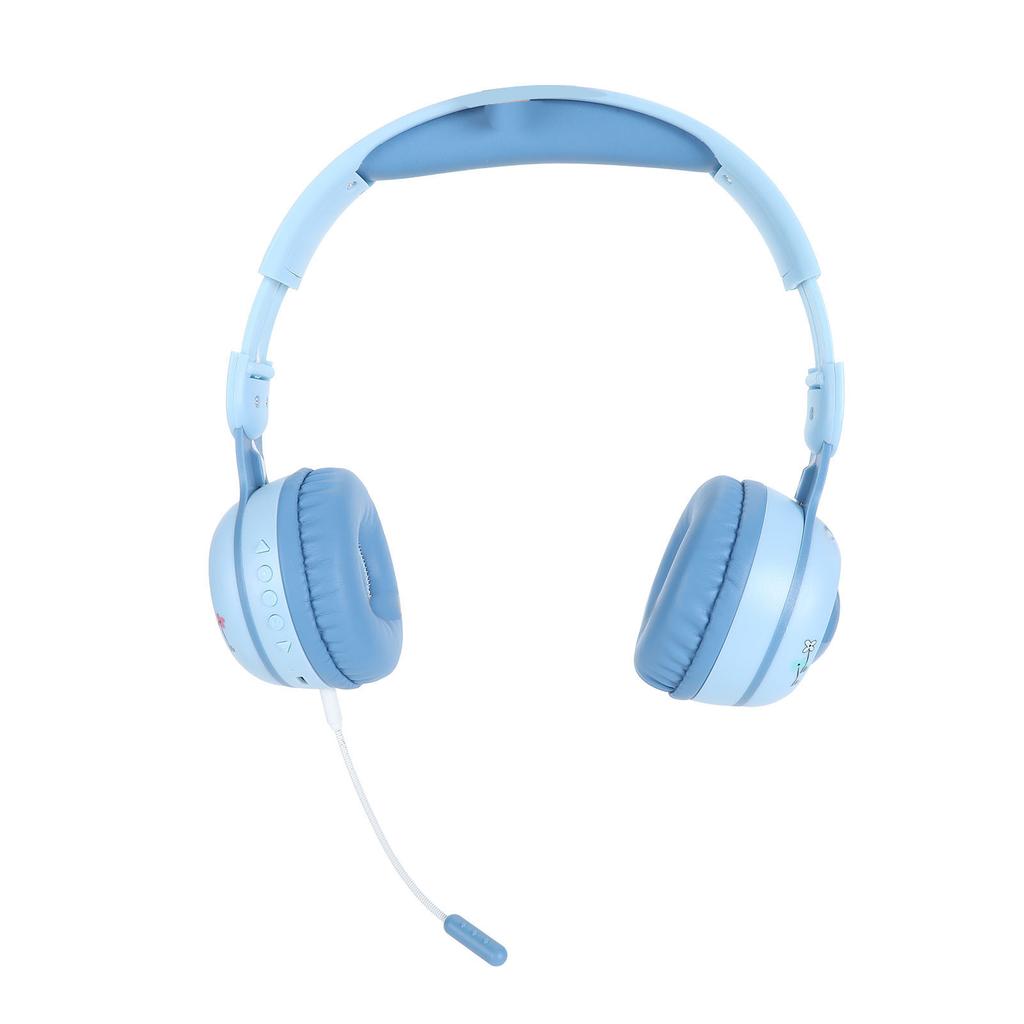 Kids Bluetooth Headphones with RGB Lights 15H Playtime HiFi Stereo Wireless and Wired Kids Headset with Detachable Mic