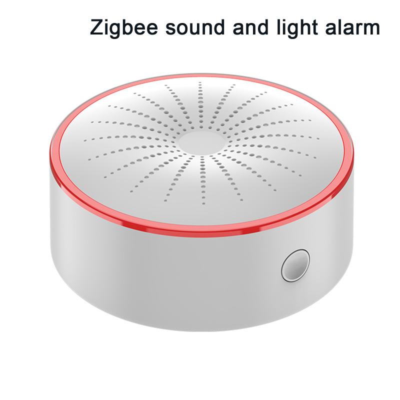 WLAN Zigbee Smart Sirenenalarm Sicherheit Schall- und Lichtalarm Sensor für Zuhause Smart Life App Steuerung Alexa Google Assistant
