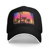 Palmbomen Vaporwave Esthetiek Baseballpet Bergklimmershoed Unisex Golfkleding Dames Golfkleding Unisexs