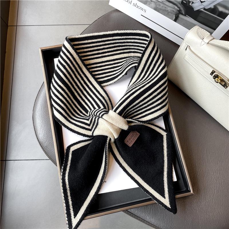 Damen Hahnentritt Schal - Koreanischer Stil, Herbst/Winter, Warmer & Niedlicher Kragen, 2022 Erweiterte Kollektion