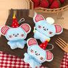 Tengyi Cute Little Mouse Plush Keychain Doll for Backpacks