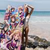 Anime BanG Dream Anime Beach Swimming Towel Soft Absorbent Washcloth Children's Gifts For Kids Travel Camping Gym