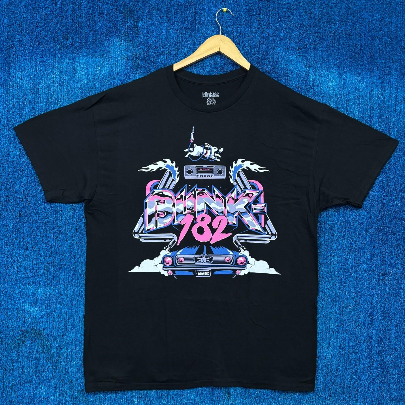 Blink-182 “One More Time; Terrified” Graphic Punk Rock Album T-Shirt Size Extra XXXXL