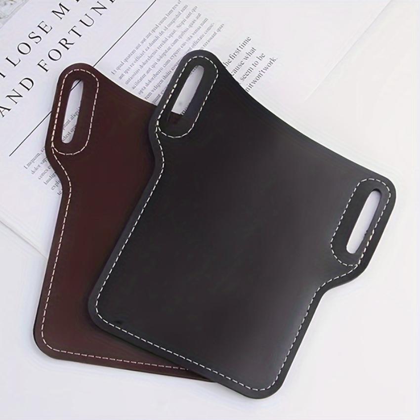 Men Cellphone Loop Holster Case Belt Waist Bag Props Leather Purse Phone Wallet Outdoor Mobile Phone Bag Holder Running Bag