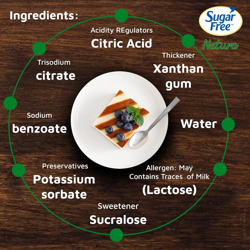 Sugar Free Natura Tropfen 10ml 2er Pack | Kalorienfreier Sucralose Süßstoff | Hitzestabiler Zuckeraustauschstoff zum Kochen Backen Getränke