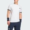 adidas Tennis Tops Men's White Crew Neck Moderate KE8972
