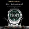 Top Brand Multifunctional Double Luminous Men's Watch Waterproof Electronic Quartz Fashion Watch