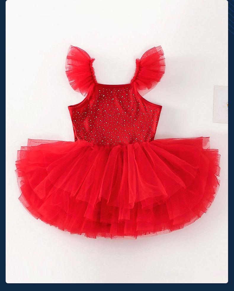 Girls' Summer Ballet Dress: Dance Costume with Suspender Leotard & Grading Skirt