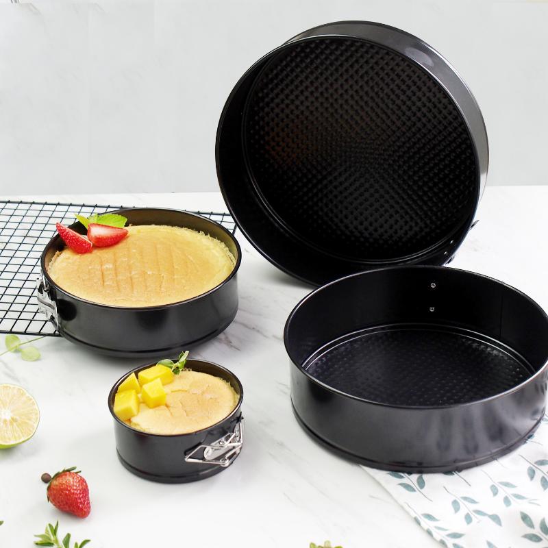 

Pan Carbon Steel Baking Mold Bakeware NonStick Spring Form Round Cake Baking Cheesecake Pan Cake Tools Home Kitchen Gadget 2024