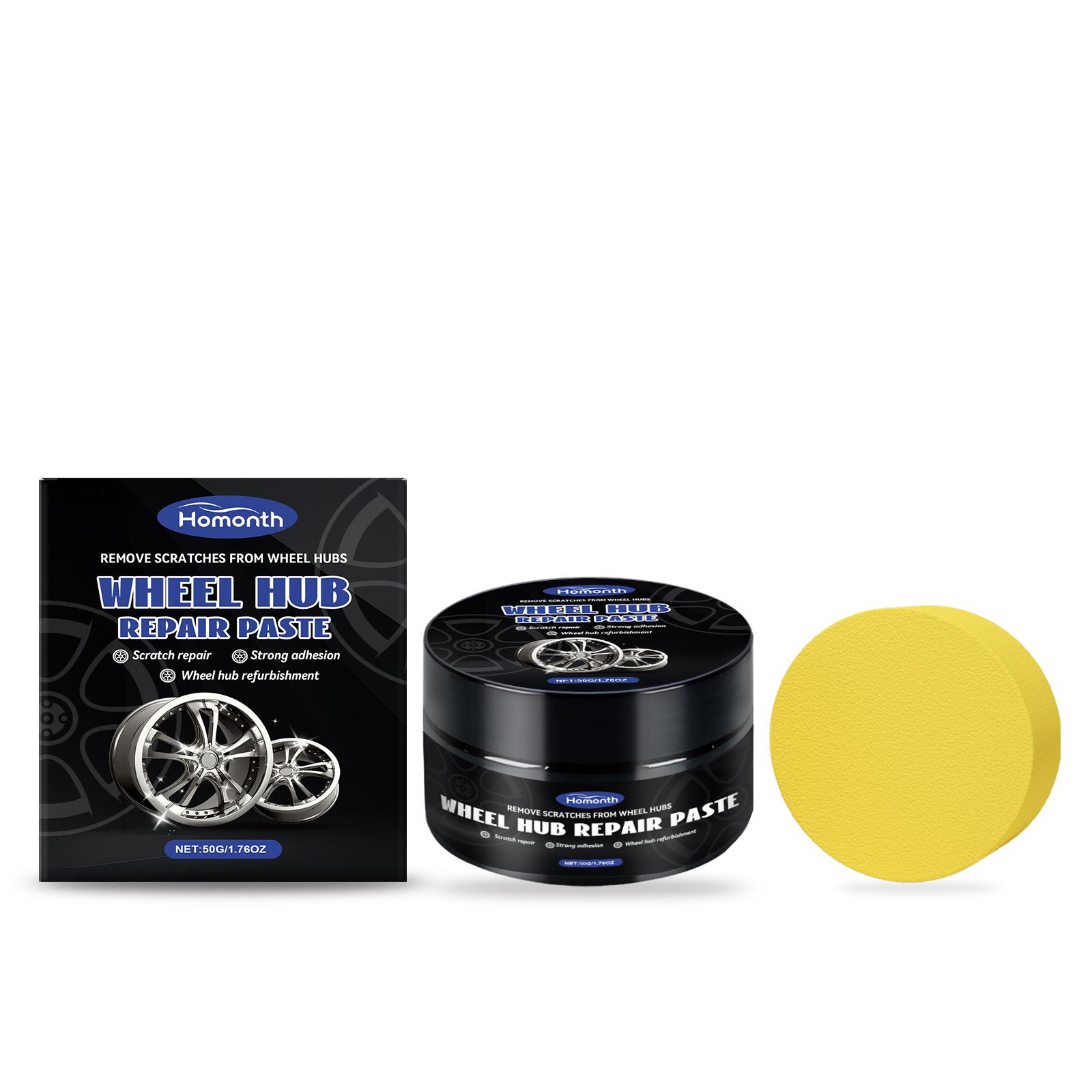 HOMONTH Wheel Care Cream: Cleans, Polishes, and Brightens Car Wheel Surfaces.
