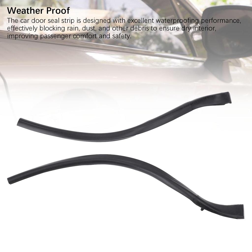 Front Door Weatherstrip Trim 1792620 Rubber Waterproofing Anti Dust Door Weatherstrip Seal Strip Replacement for Transit MK 7