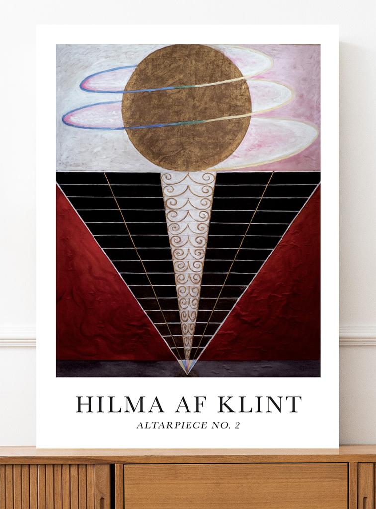 Plakat Hilma af Klint altarpiece