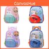 Cartoon Kids School Backpack With Breathable Oxford Fabric For Preschool Children