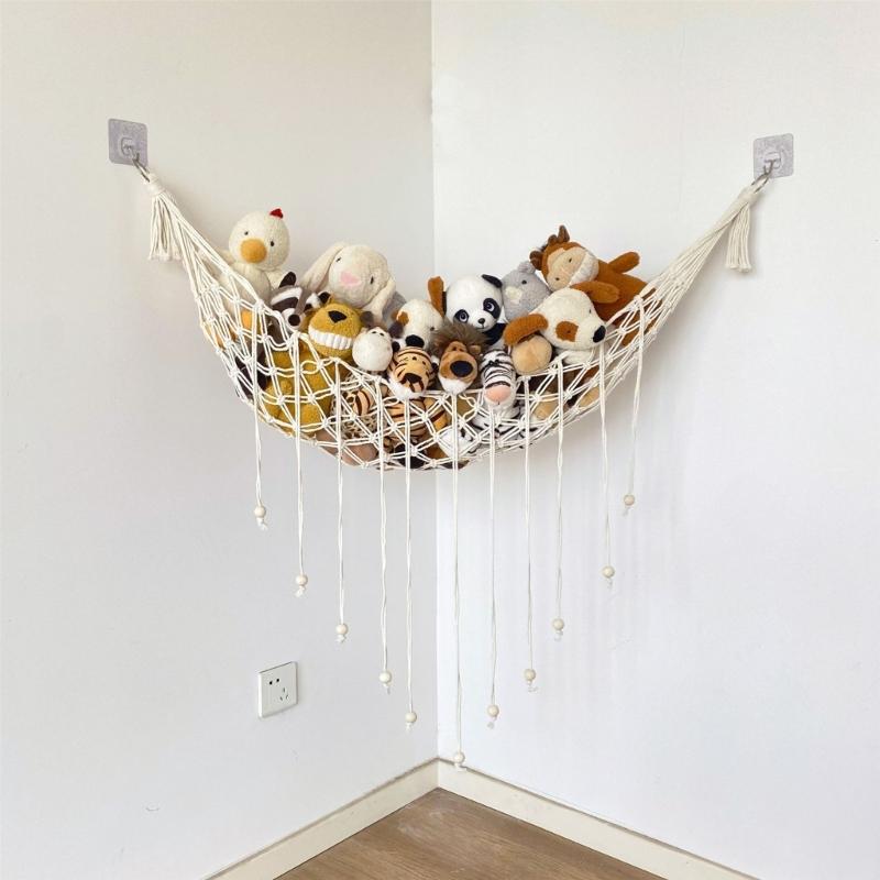 Zachte Katoenen Wandmontage Hangmat Voor warme kameraden En Poppen Perfect Voor Slaapkamer Kinderkamer amusement Styling