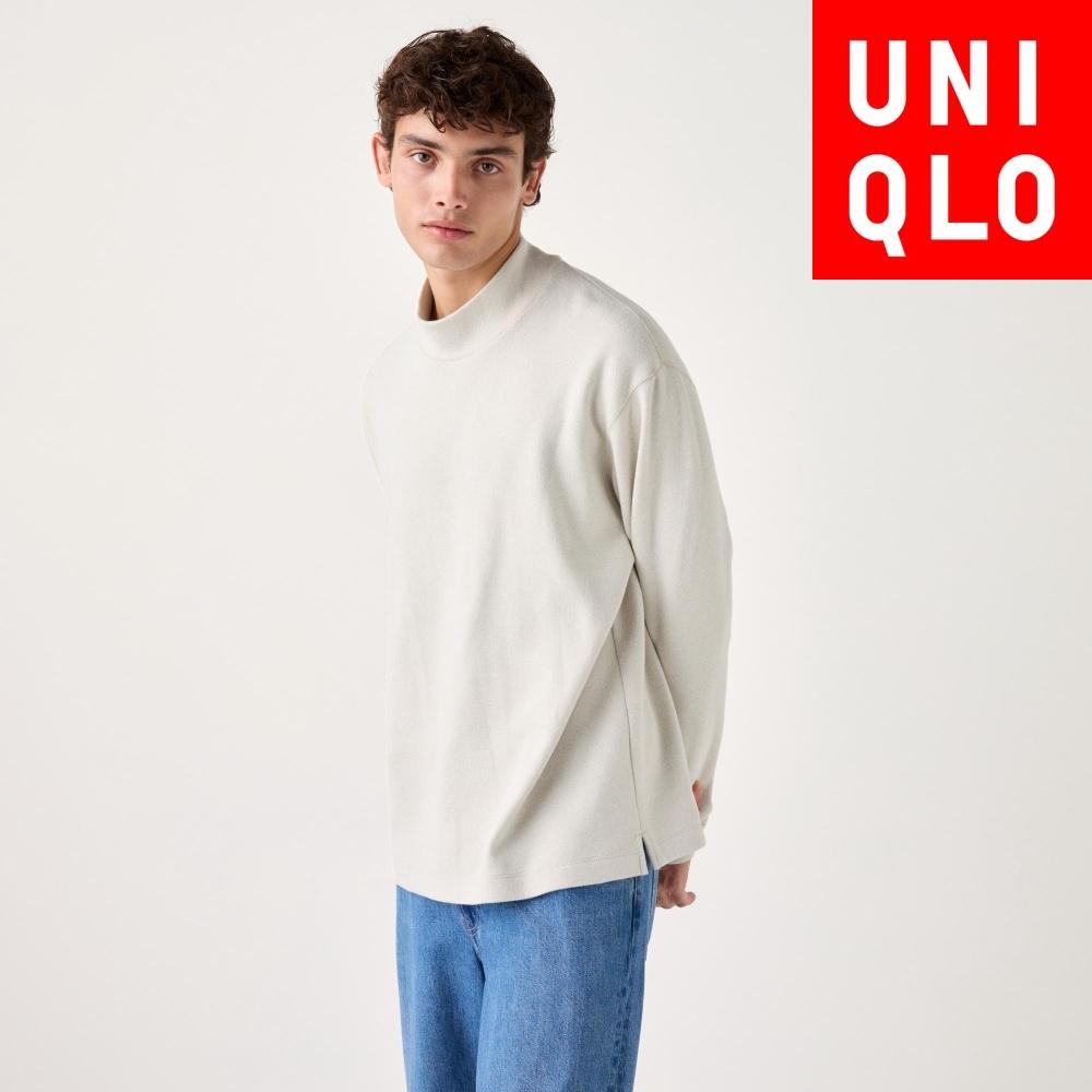 

Футболка с воротником-стойкой Uniqlo SofT KniT Fleece Smoke 01 OFF WHITE/MEN XS