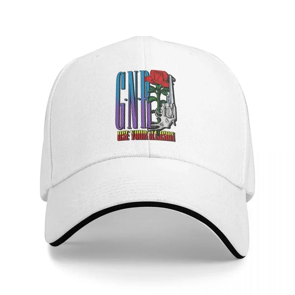 Guns N Roses 2025 Tour Baseball Cap Fashion Unisex Women Trucker Hat Sun Visor Custom Logo Tennis Skate Snapback Cap