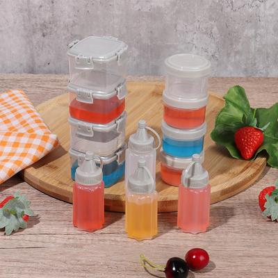 Clean Kitchen Tools Squeeze Sauce Bottle Mini Spices Jar Bento Seasoning Boxes Barbecue Accessories
