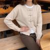 Women's Fashion Casual Fall Winter Solid Color Print Long Sleeve O-Neck Sweaters