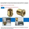 Brass Hose Barb Connector Male to Female Adapter Durable Pipe Fitting for Water Gas Air Tubing Applications