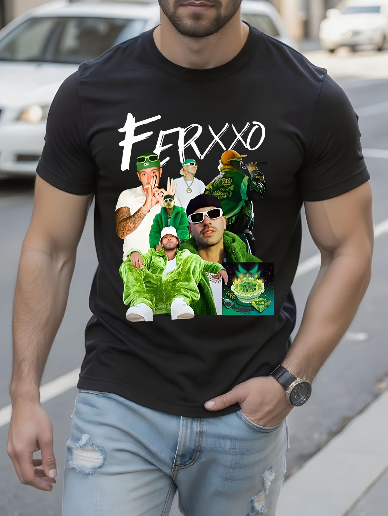 Vintage Retro Ferxxo Graphic Tshirt Black Tee with Bold F... XXL