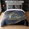 Set Biancheria da Letto Design Brisbane Broncos 1 Copripiumino + 2 Federe Morbido Traspirante Biancheria da Letto per la Casa