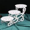 3 Tiers Cupcake Stand Dessert Display Tiered Serving Tray for Parties Tabletop Decoration Wedding Anniversary Banquet