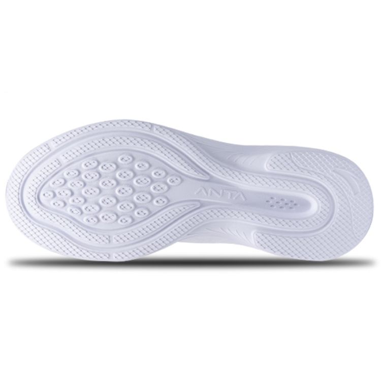 Anta Running Series Shock Absorption Non-Slip Wear-Resistant Low-Top Running Shoes Men Sneakers Anta-White 112025570-3