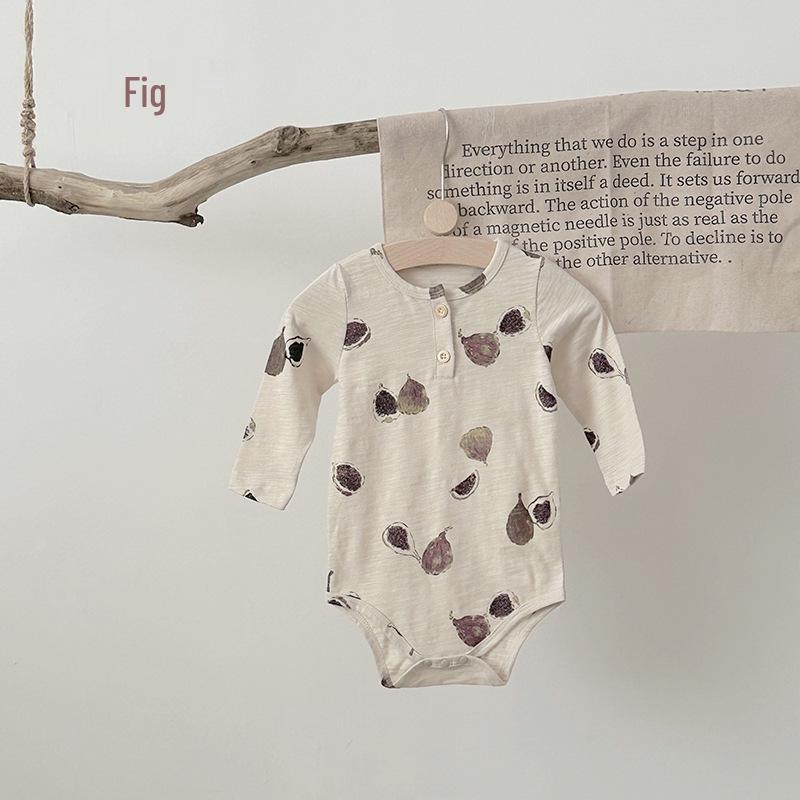 

Детский ромпер в скандинавском стиле - Боди класса А для осени и комбинезон для ползания 80 cm