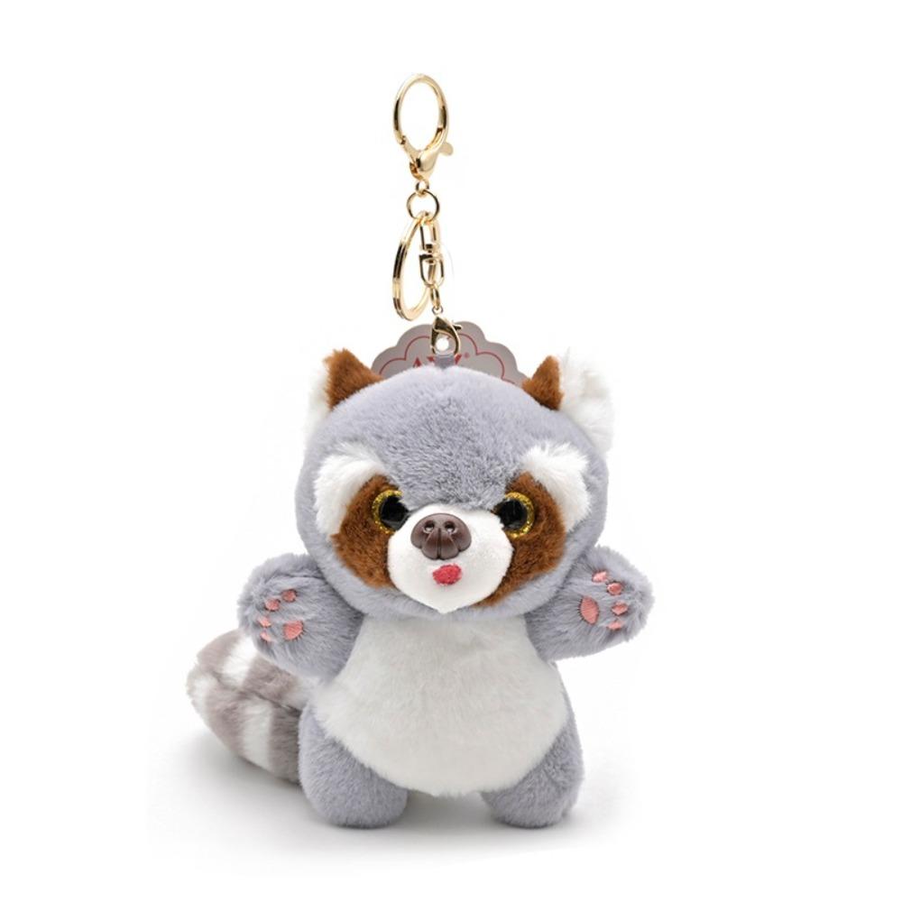 

Cute 12.5cm Red Panda Pendant Keychain Keychain Little Raccoon Keyring