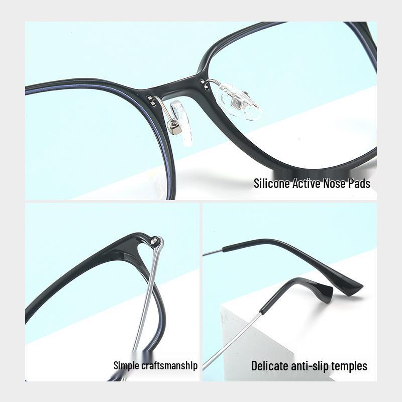 3-in-1 Polarized Magnetic Clip-On Glasses: Night Vision Sunglasses & Prescription Anti-Blue Light Myopia Frames