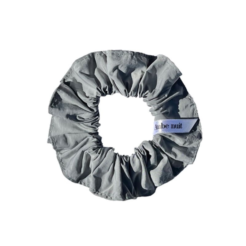Aube Nuit [Recycle Nylon] New Rainy Day Hair Scrunchie Gray S
