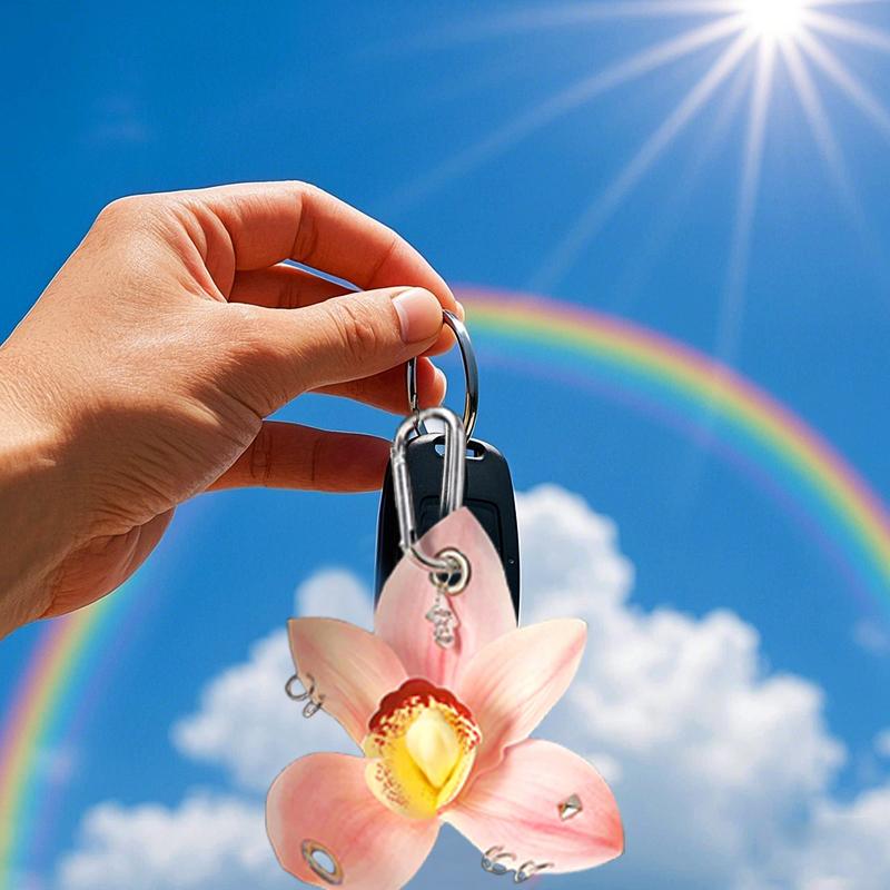 Women Girls Handicrafts Chic Alloy Flower Art Artificial Flower Decorative Simulated Orchid Gift 5 Colors