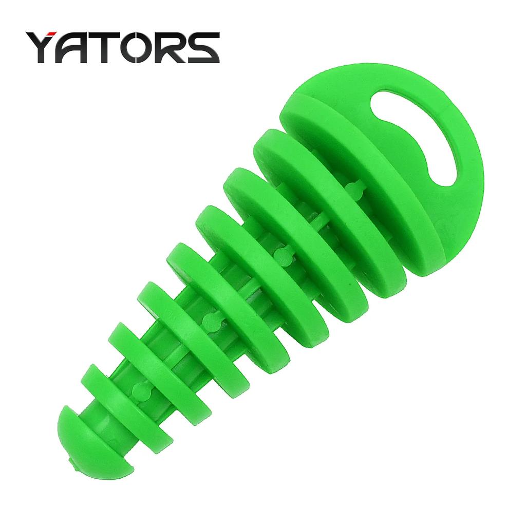 Exhaust Pipe Plug Motorcycle Motocross Tailpipe Rubber Air Bleeder Plug Exhaust Wash Plug Pipe Protector