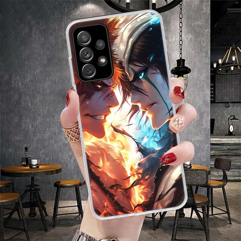 Kurosaki Ichigo Bleach Soft Phone Case For Samsung Galaxy S22 S23 S24 S25 Edge S26 Ultra S20 FE S21 Plus + Fundas Coque Galaxy S