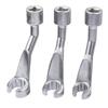 Professional Steel 14mm/17mm/19mm Fuels Injector Wrench Spanner Tool for Garage & Home Use Comfortable Ergonomic Handle