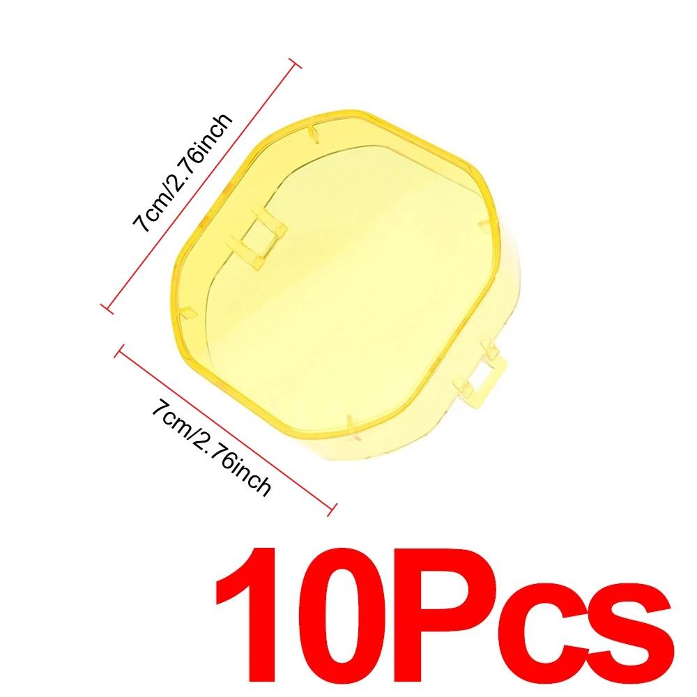 40W LED Work Light Cover Off Road Spot Light Cover Waterproof Clover Black Shade Cover Car Light Shell Cube Lighting Housing