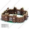 MOOXI Medieval Building Blocks Set Military War Castle Knight Carriage Crossbow Siege Vehicles Model MOC Bricks Toy For Boy Gift