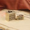 Vintage Brass Qinglong Desktop Ornament Auspicious Beast Mother And Child Copper Engraved Leisure Seal Antique Imitati