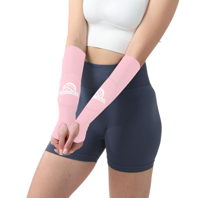 

Sports Volleyball Arm Guard Sponge Volleyball Forearm Arm Guard Youth Anti-sprain Wrist Professional Arm Guard One size fits all розовый