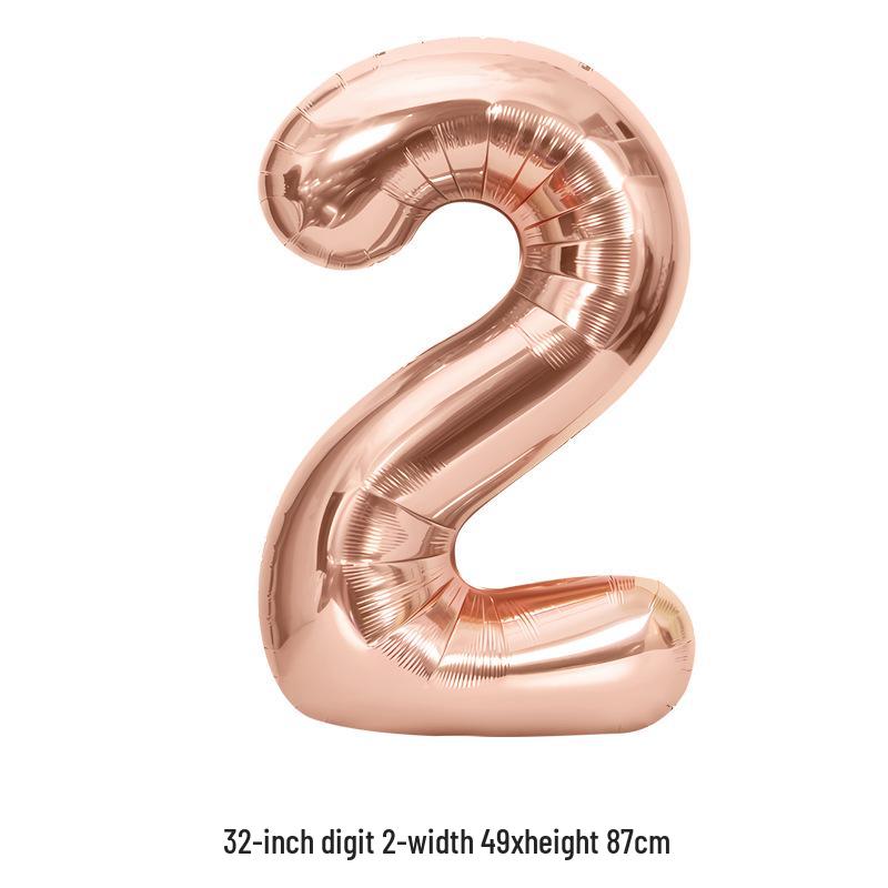 32-Inch White Number '40' Birthday Balloon, Aluminum Foil Party Decoration Prop