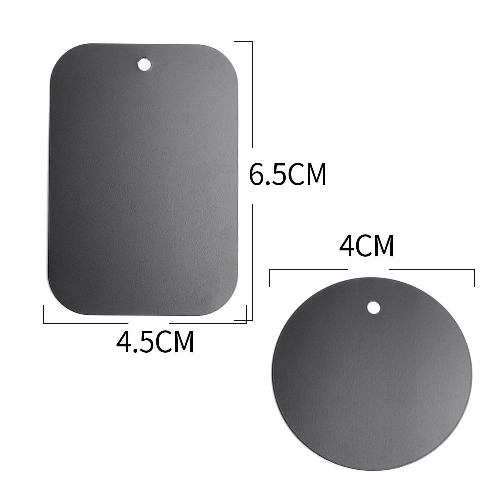 1-5PCS Magnetic Metal Plate For Car Phone Holder Universal Iron Sheet Disk Sticker Mount Mobile Phone Magnet Stand For IPhone